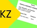 Duży napis PKZ obok dokumentu Profilu Kierowcy Zawodowego.