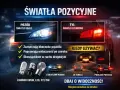Światła pozycyjne: białe z przodu, czerwone z tyłu. Zapewniają widoczność i bezpieczeństwo na drodze, szczególnie w tunelu i podczas postoju.