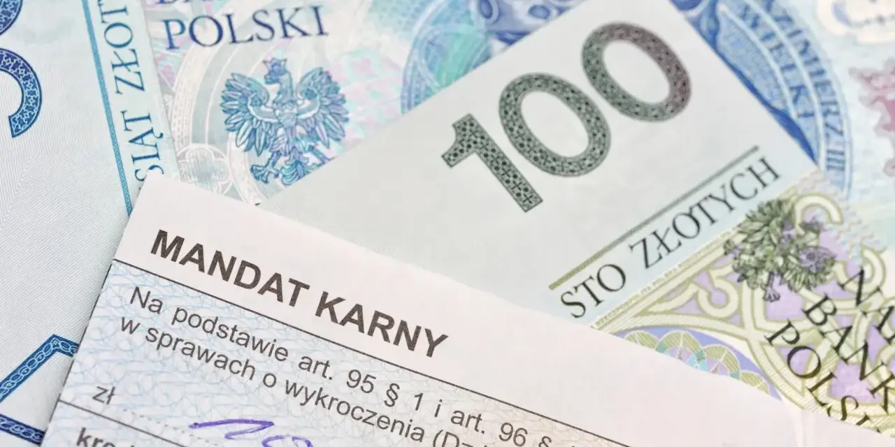 Mandat karny i banknot 100 zł. Dowiedz się, jak zapłacić mandat, gdy otrzymasz wezwanie.