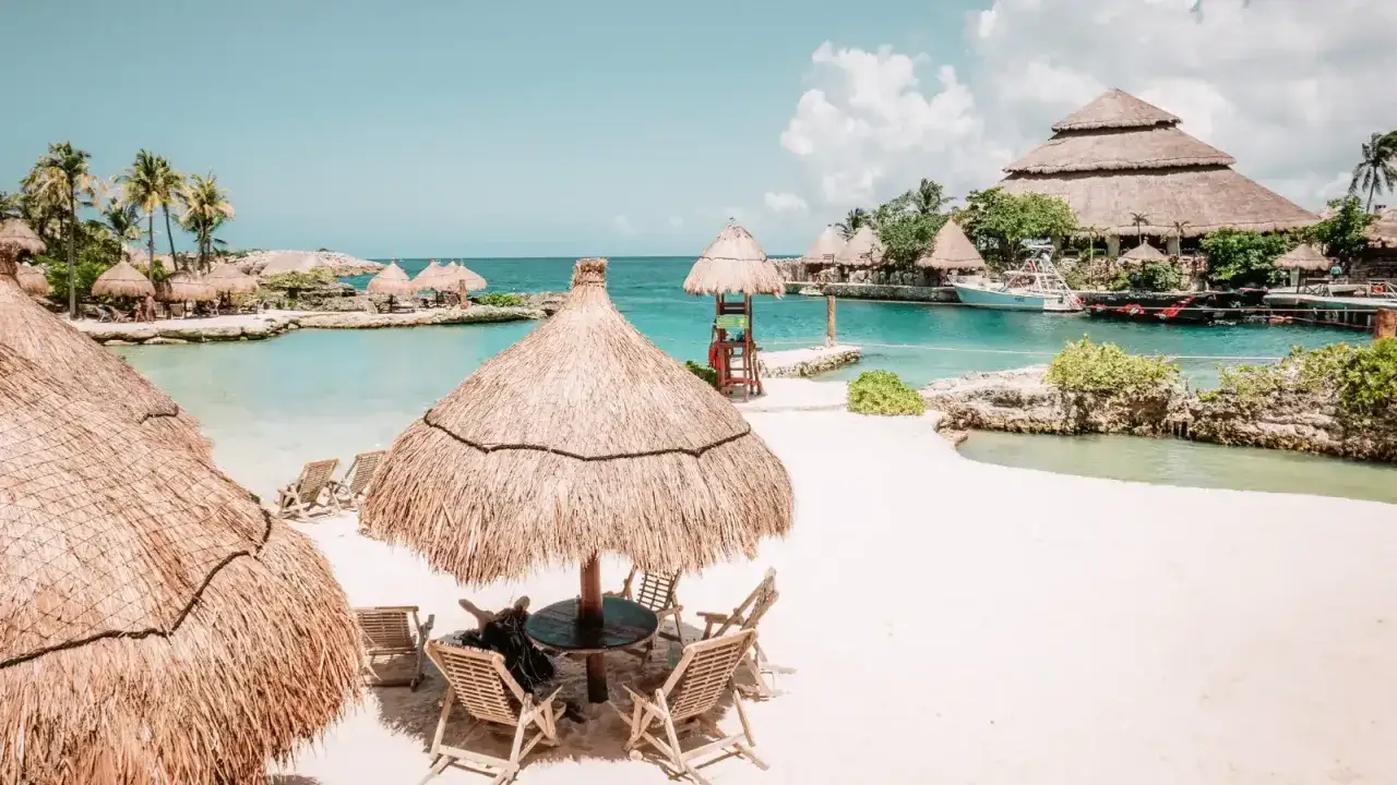 Idealne miejsce, gdzie na wakacje w październiku: piaszczysta plaża, turkusowa woda, palmy i słomiane parasole. Idealny relaks.